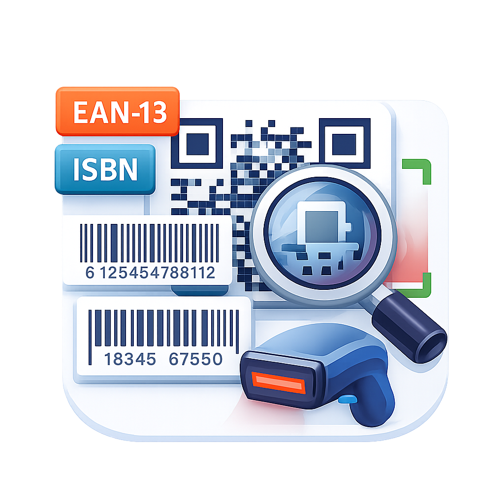 QR และเครื่องถอดรหัสบาร์โค้ดออนไลน์